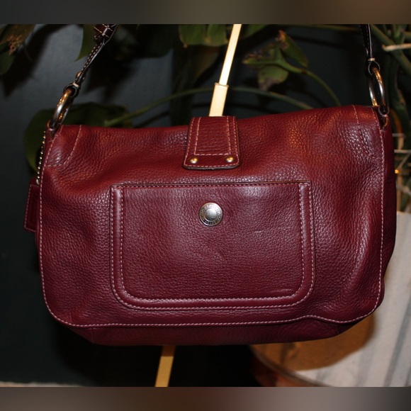Coach Chelsea Pebbled Leather Medium Shoulder Bag
